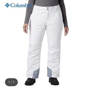 Columbia Bugaboo OH Omni-Heat White Ski Snow Winter Pants Women's Size 3X Sealed